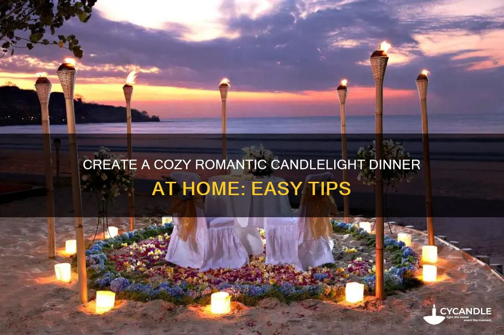how to prepare a romantic candle light dinner at home
