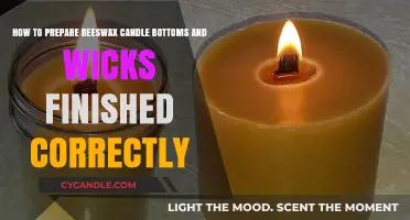 Mastering Beeswax Candle Crafting: Perfecting Bottoms and Wicks