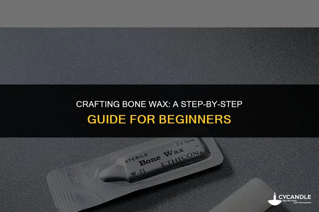 how to prepare bone wax for use