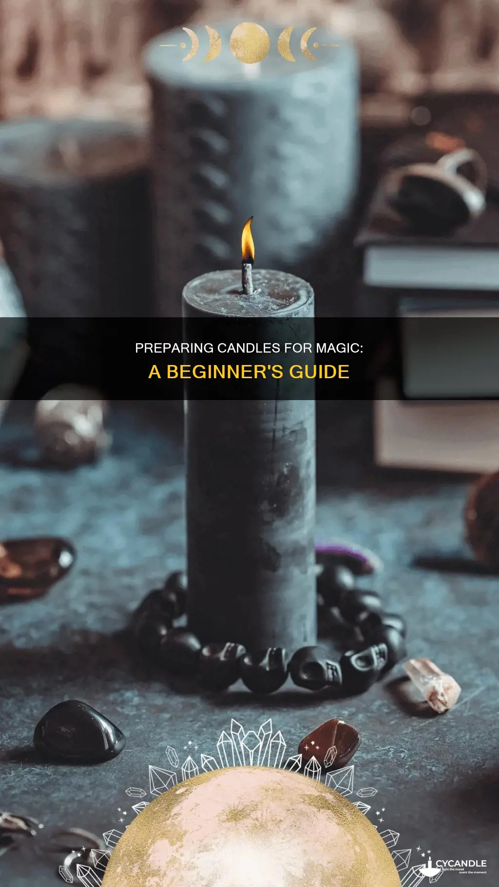 how to prepare candles for magic