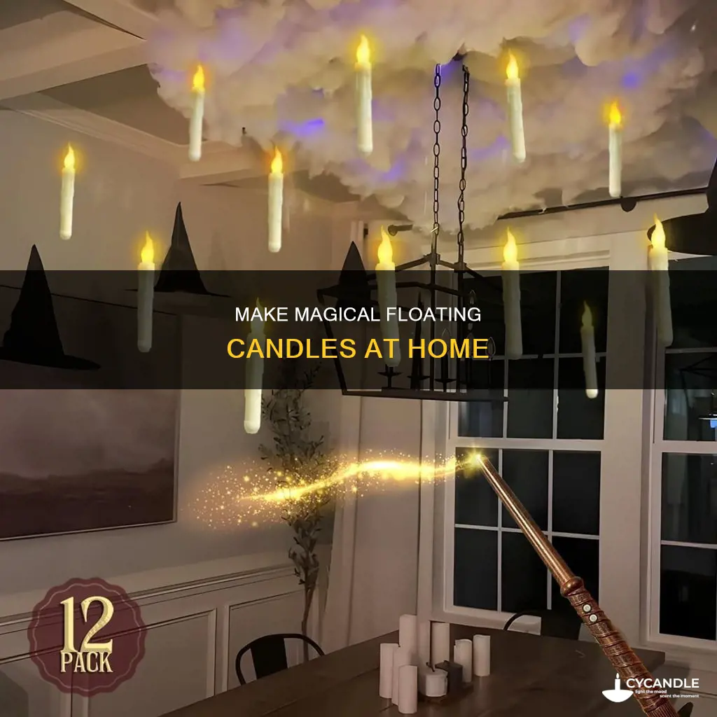 how to prepare floating candles at home