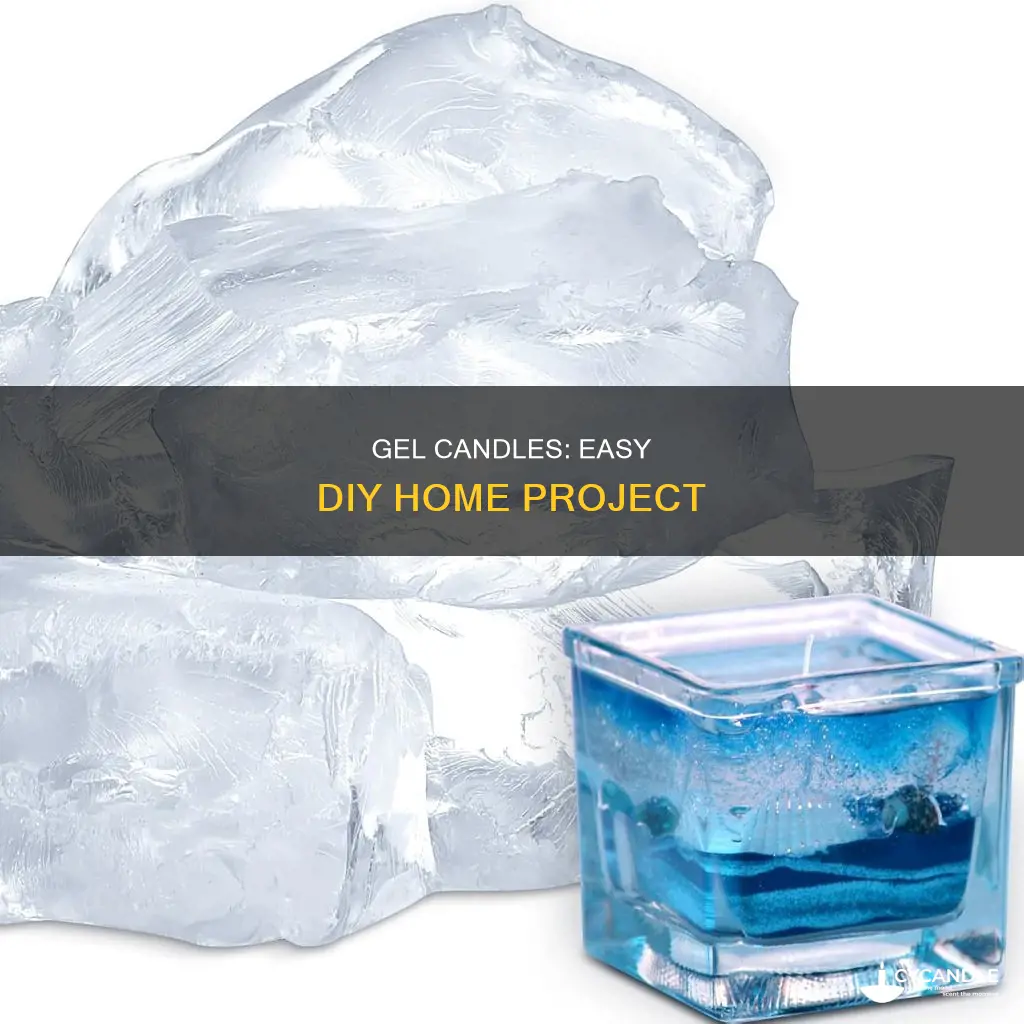 how to prepare gel candles at home