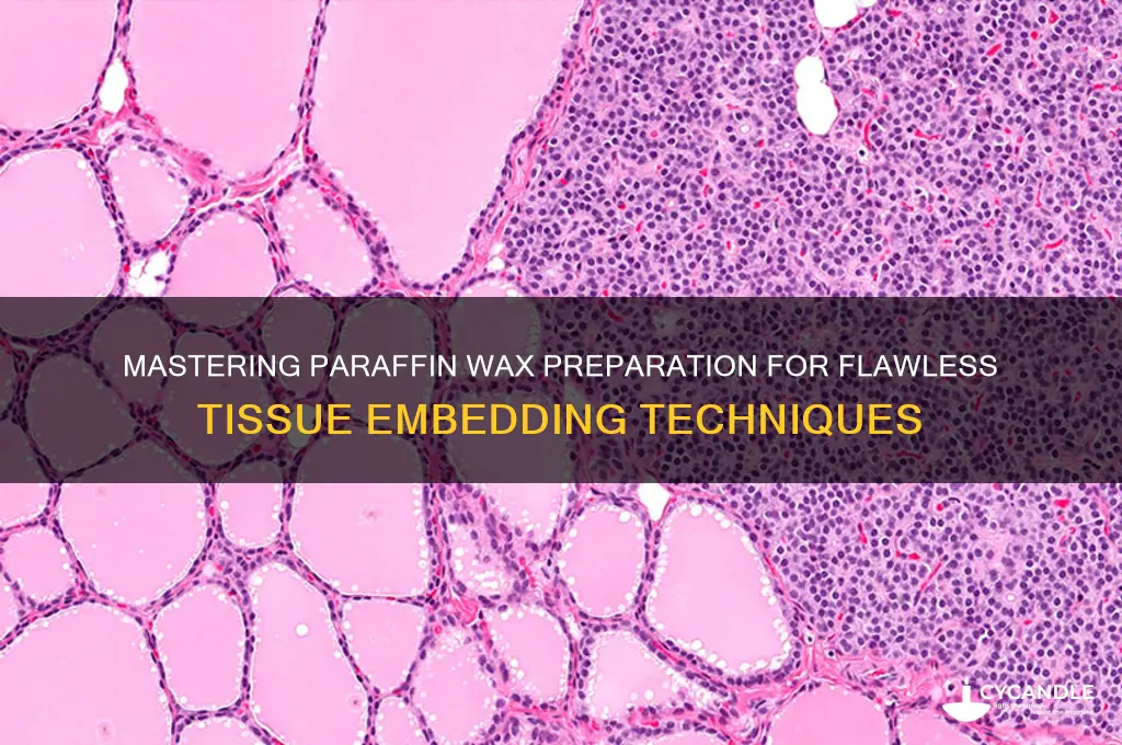 how to prepare paraffin wax for embedding