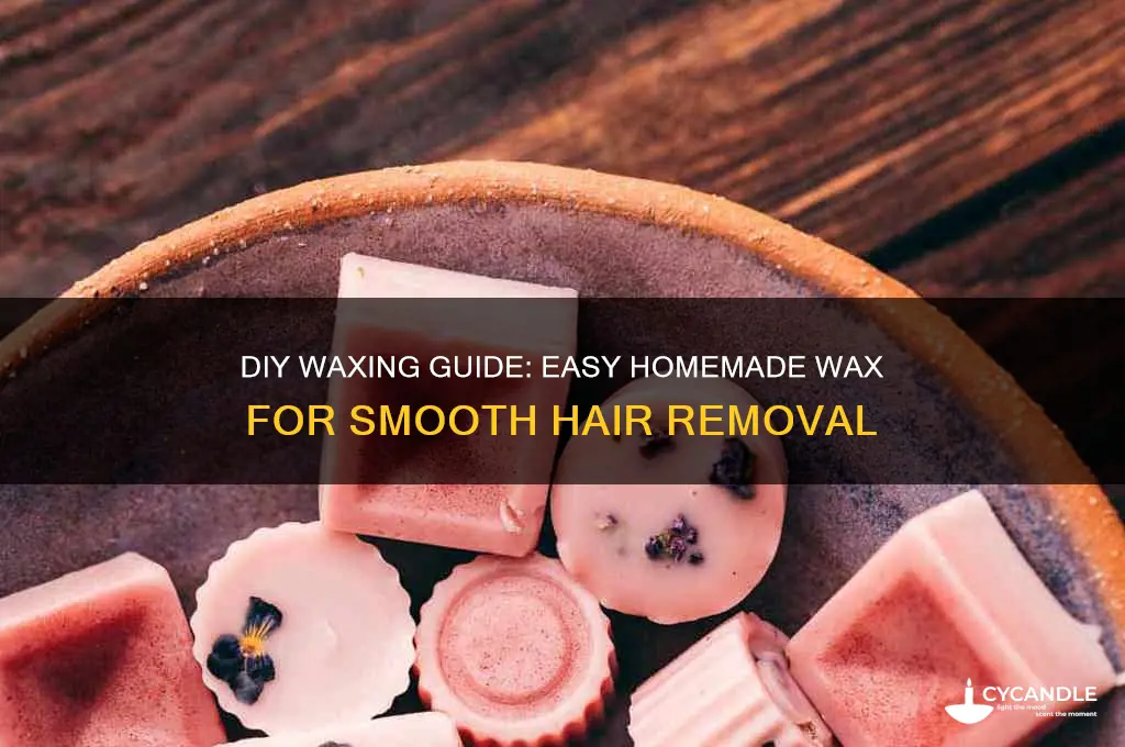 how to prepare wax at home for hair removal