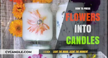 Pressing Flowers into Candles: A Creative Guide