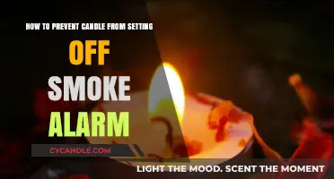 Candle Care: Preventing Smoke Alarms