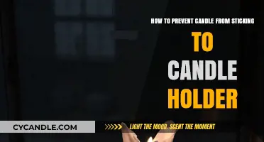 Wax On: Preventing Candles From Sticking to Holders