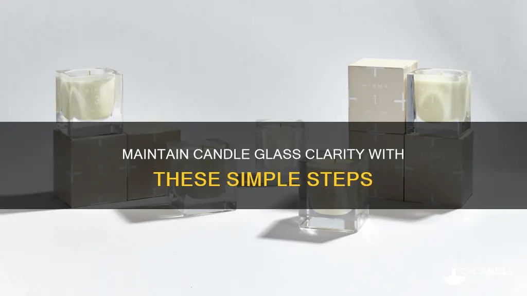 how to prevent candle glass from turning black