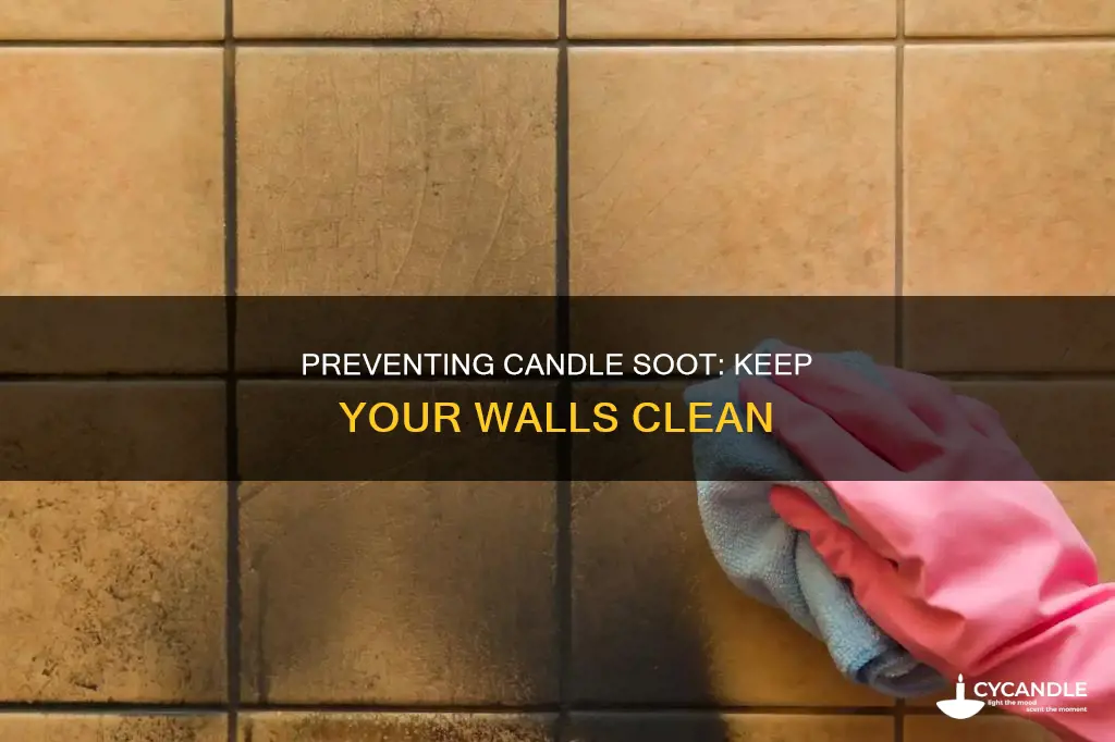 how to prevent candle soot on walls