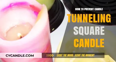 Preventing Candle Tunneling: Square Candles Stay Lit
