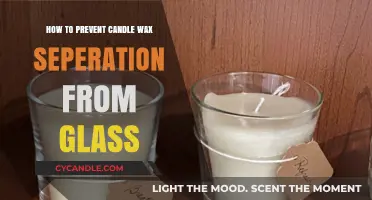 Preventing Candle Wax Separation: Tips for Perfect Glass Adhesion