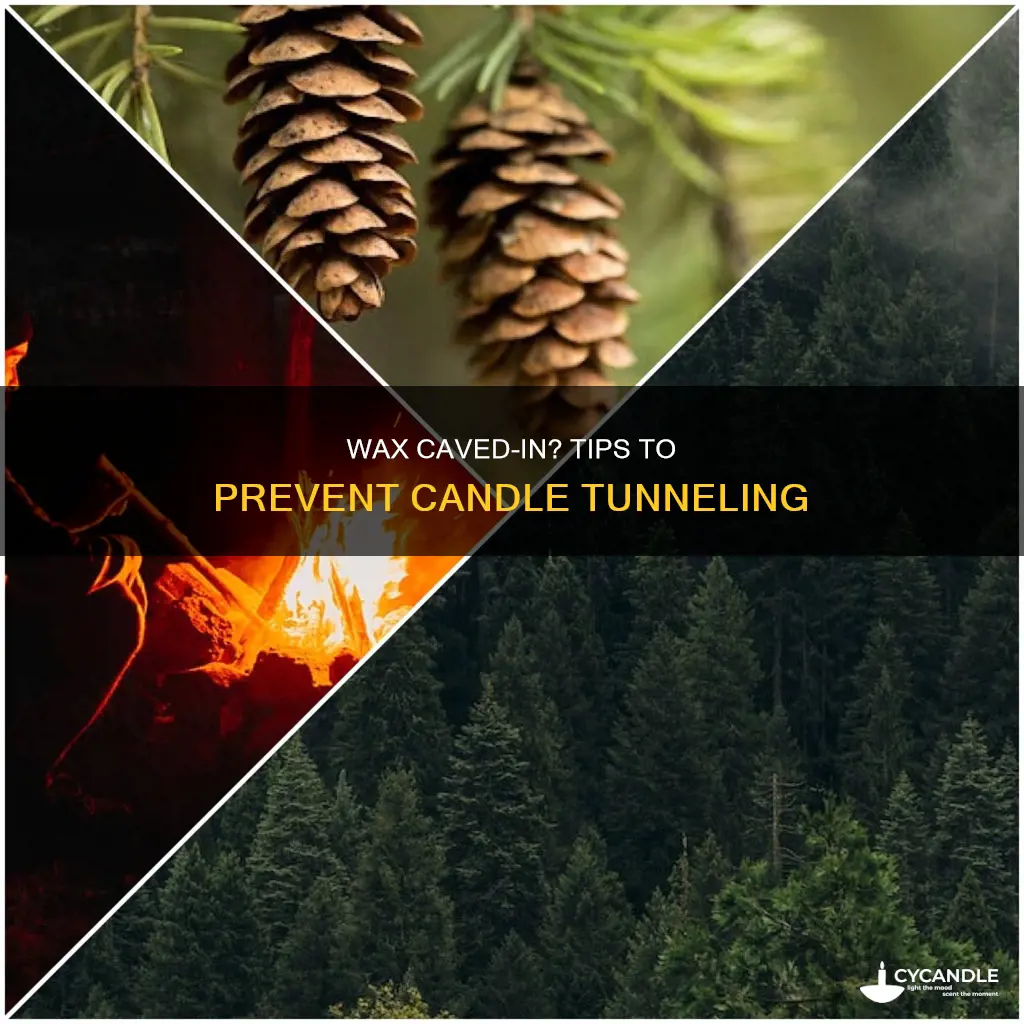 how to prevent candles from caving in