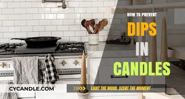 Preventing Unsightly Dips in Candles: Tips for Success
