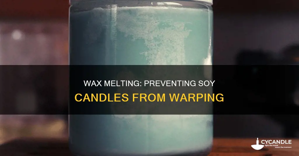 how to prevent my soy candles from melting outside