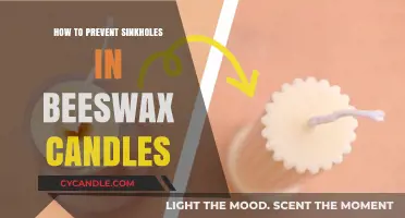 Preventing Sinkholes: Tips for Perfect Beeswax Candles