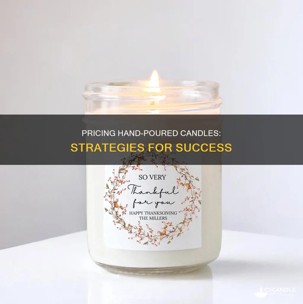 how to price hand poured candles