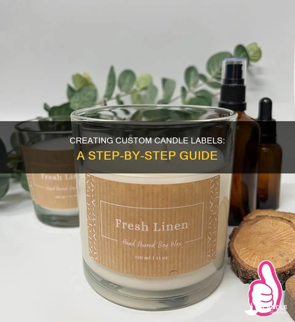 how to print my own candle lables