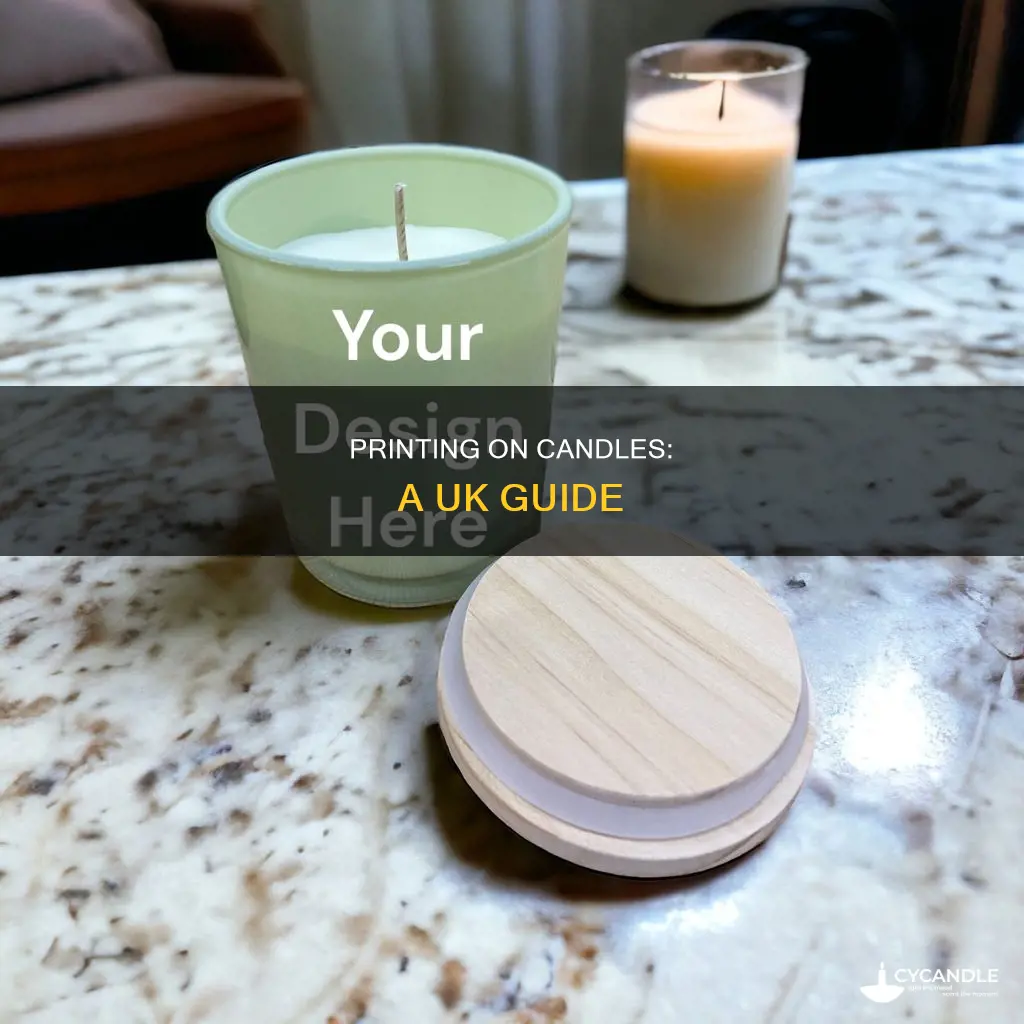 how to print on candles uk