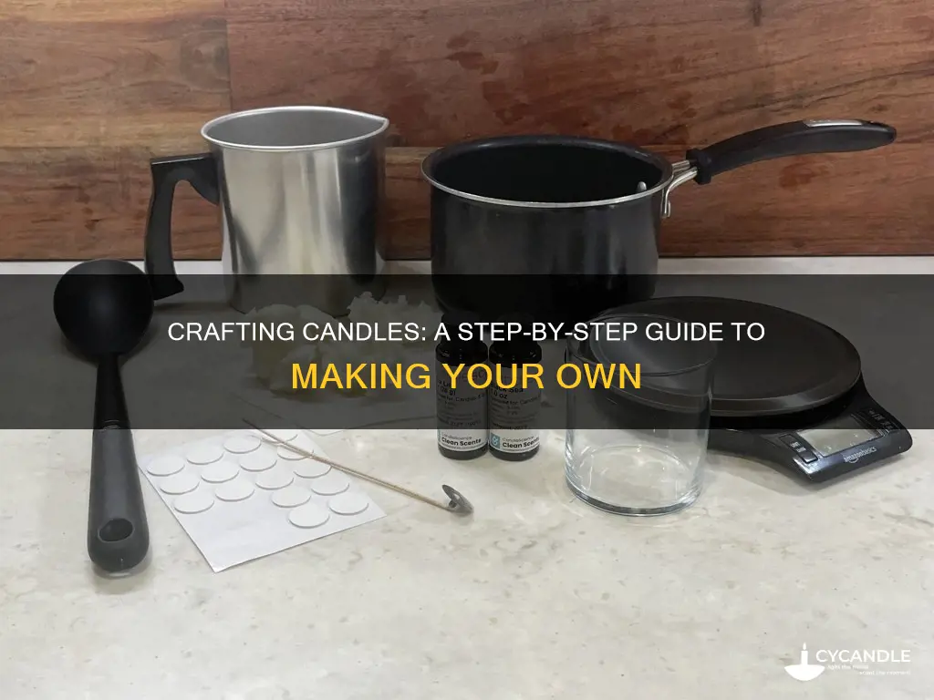 how to produce a candle