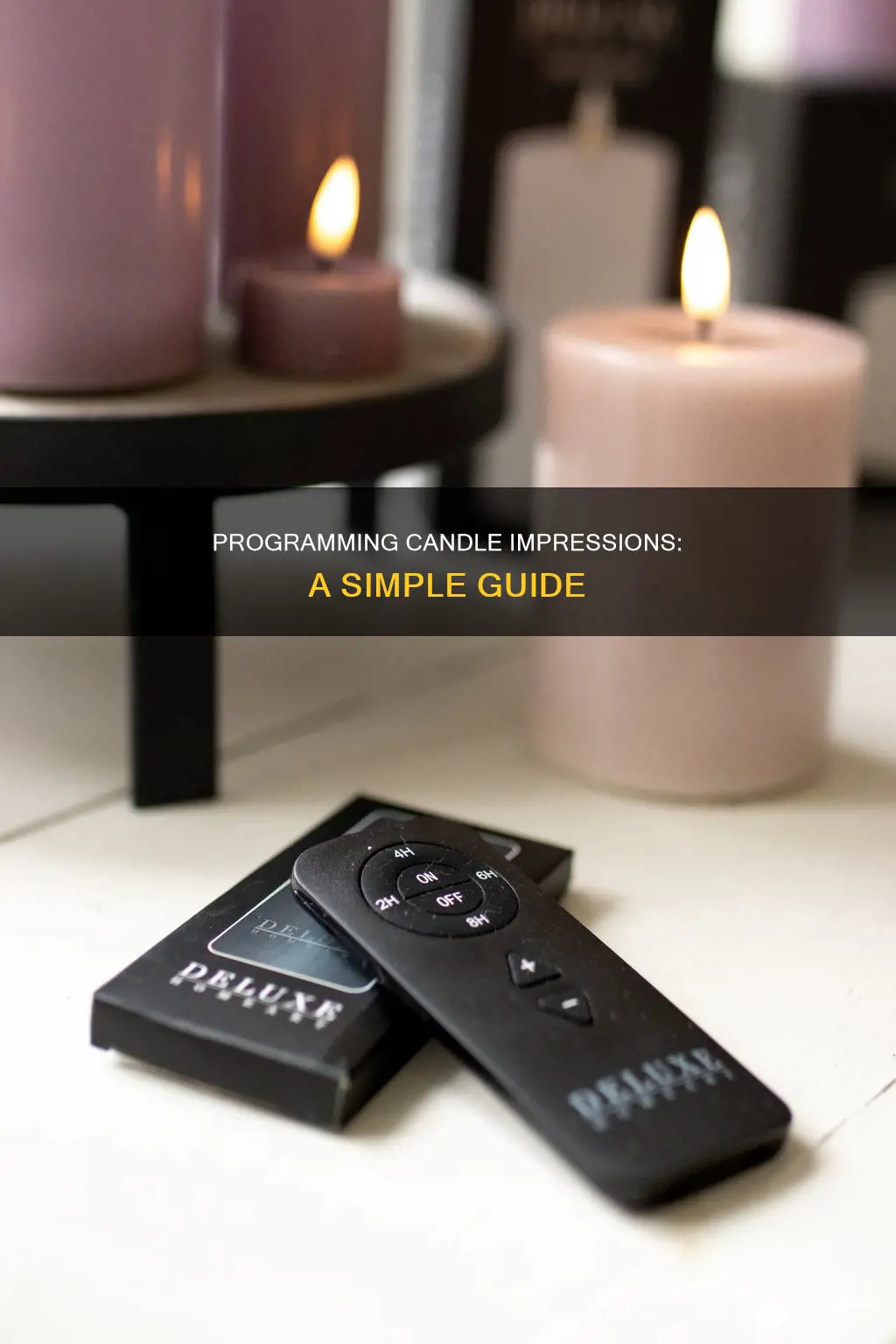 how to program candle impressions