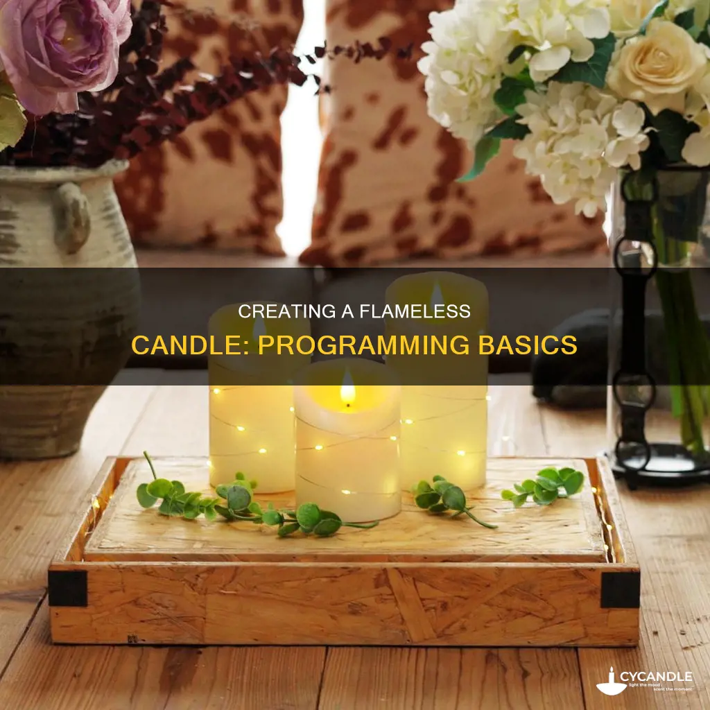 how to program flameless candle