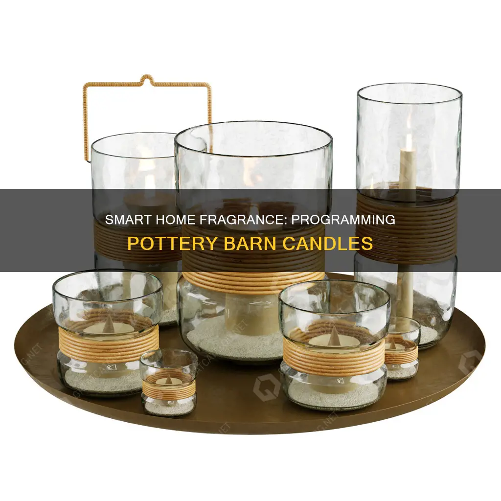 how to program pottery barn candles
