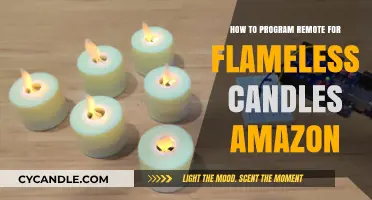 Program Your Flameless Candles: A Remote Control Guide