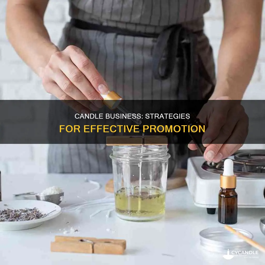 how to promote a candle business