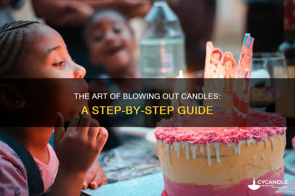 how to properly blow out a candle