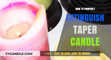 Extinguishing Taper Candles: A Step-by-Step Guide