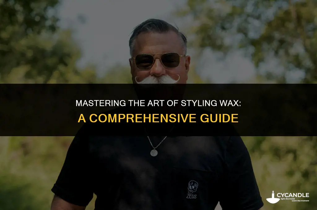 how to properly use styling wax