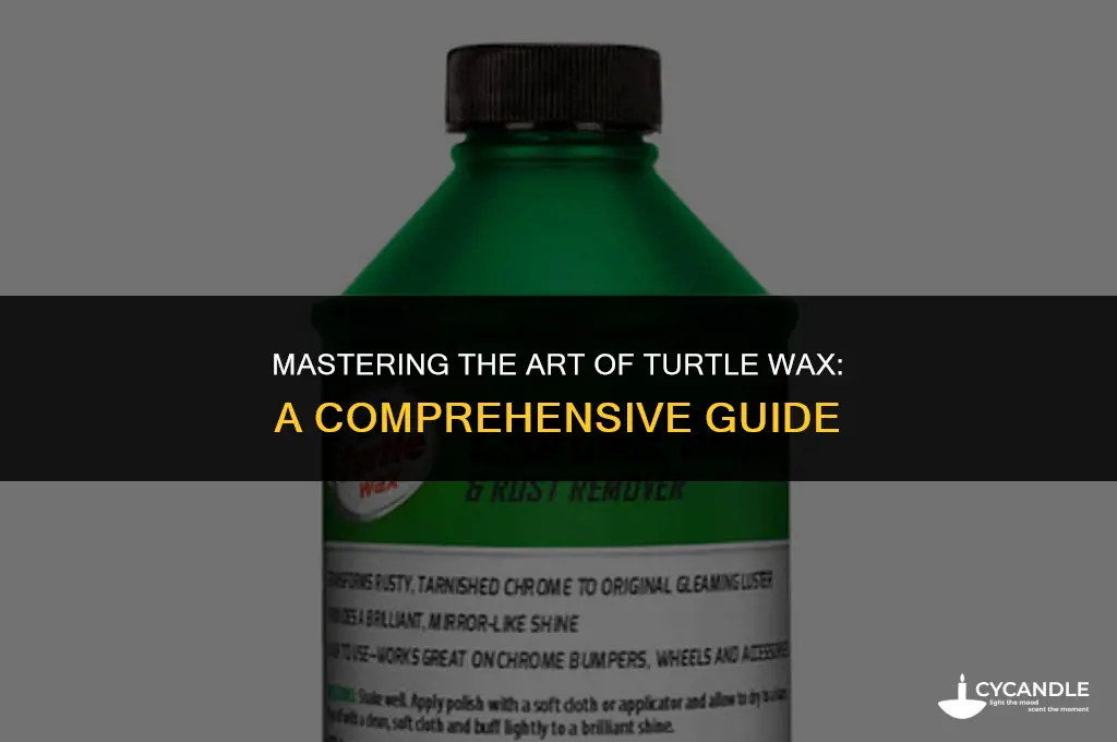 how to properly use turtle wax