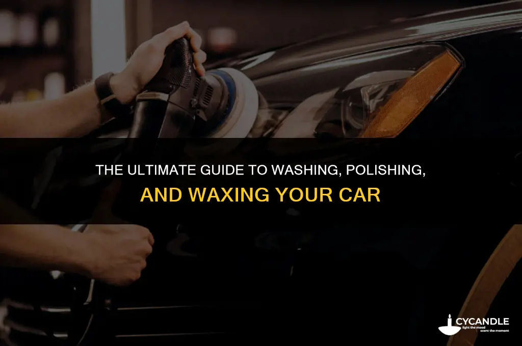 how to properly wash polish and wax a car