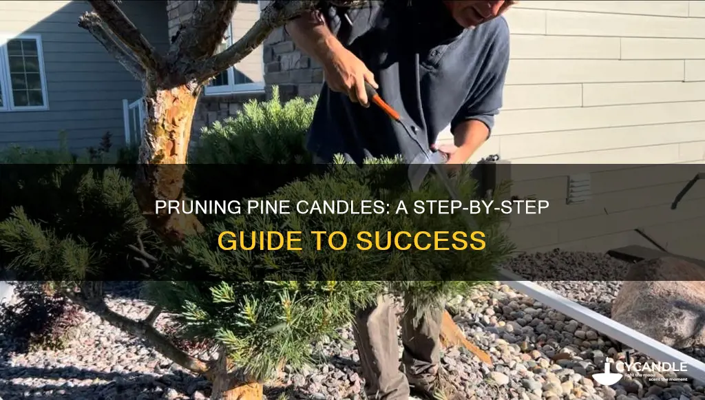 how to prune pine candles