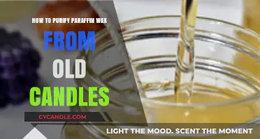 Revive Old Candles: Simple Steps to Purify Paraffin Wax