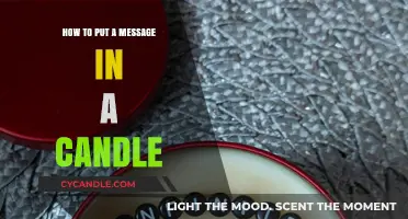 Creative Candle Crafting: Secret Message Embedding Techniques Revealed