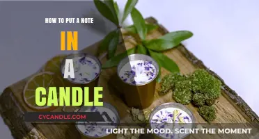 Creative Candle Crafting: Embedding Personalized Notes in Wax