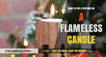 DIY Flameless Candle Decor: Adding Personalized Photos Easily