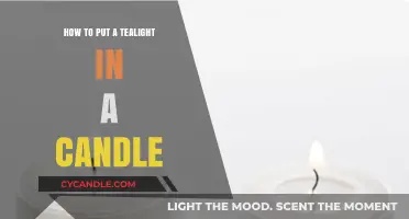 Simple Steps to Safely Place a Tealight Inside a Candle