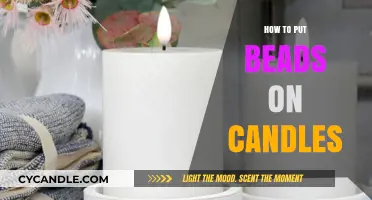 Creative Candle Decor: Easy Steps to Add Beads to Candles