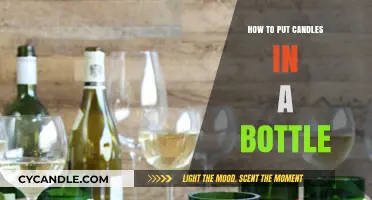 Creative Candle Crafting: Easy Steps to Place Candles in Bottles