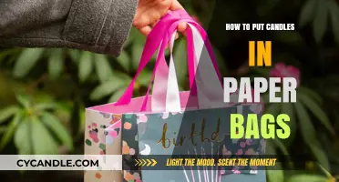 Creative Candle Lighting: Easy Steps to Place Candles in Paper Bags
