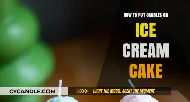 Creative Tips for Adding Candles to Your Ice Cream Cake Safely