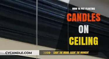 Creative Ceiling Decor: Floating Candles Setup Guide for Events