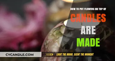 Creative Candle Decor: Adding Fresh Flowers to Your Wax Creations