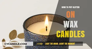 Sparkling DIY: Adding Glitter to Wax Candles for a Festive Glow