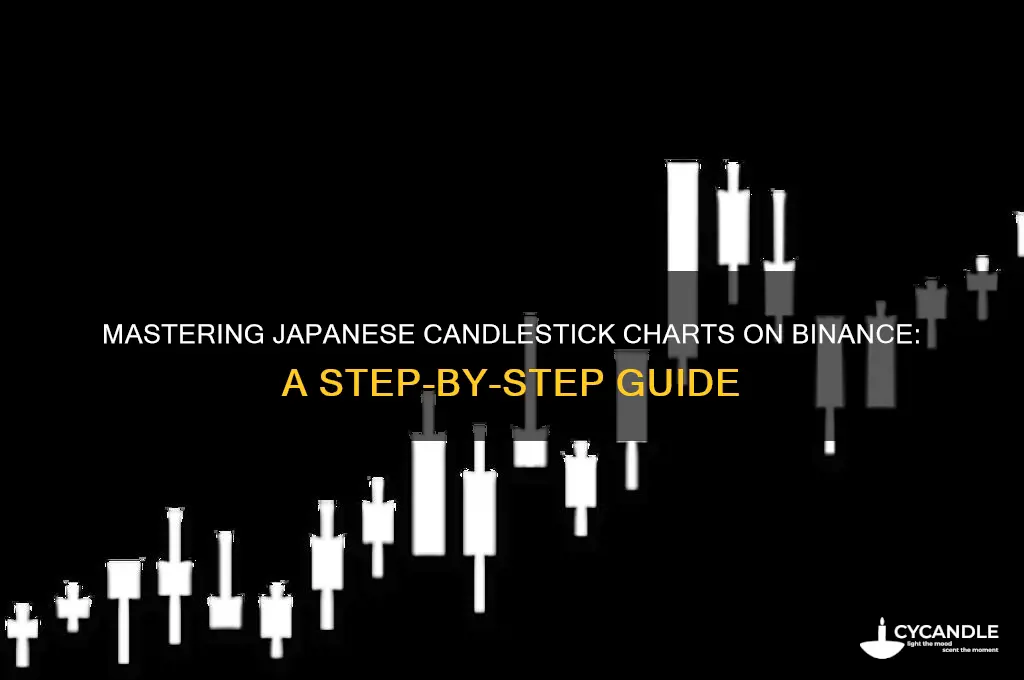 how to put japanese candle stick on binance