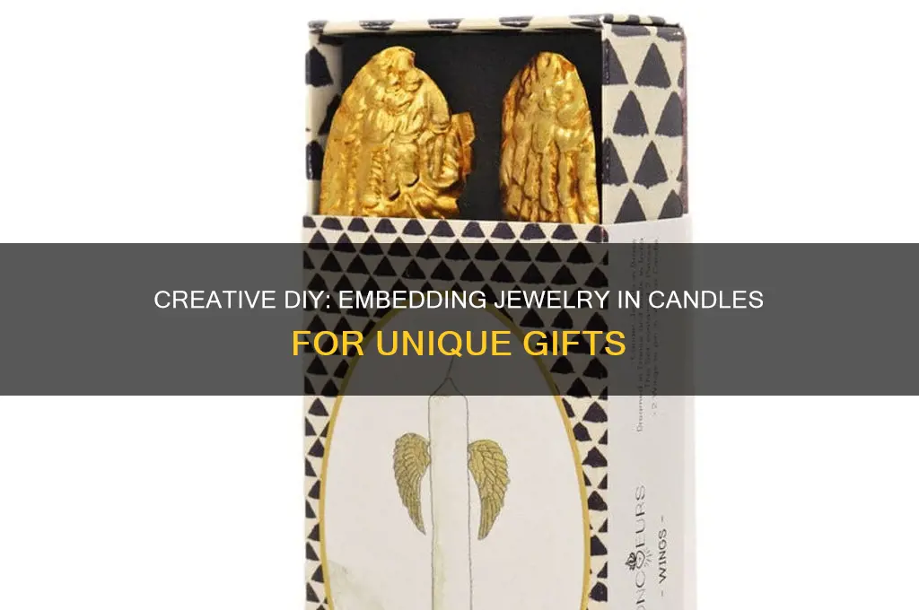 how to put jewelry in candles