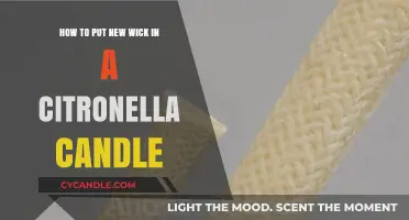 Easy Steps to Replace the Wick in Your Citronella Candle