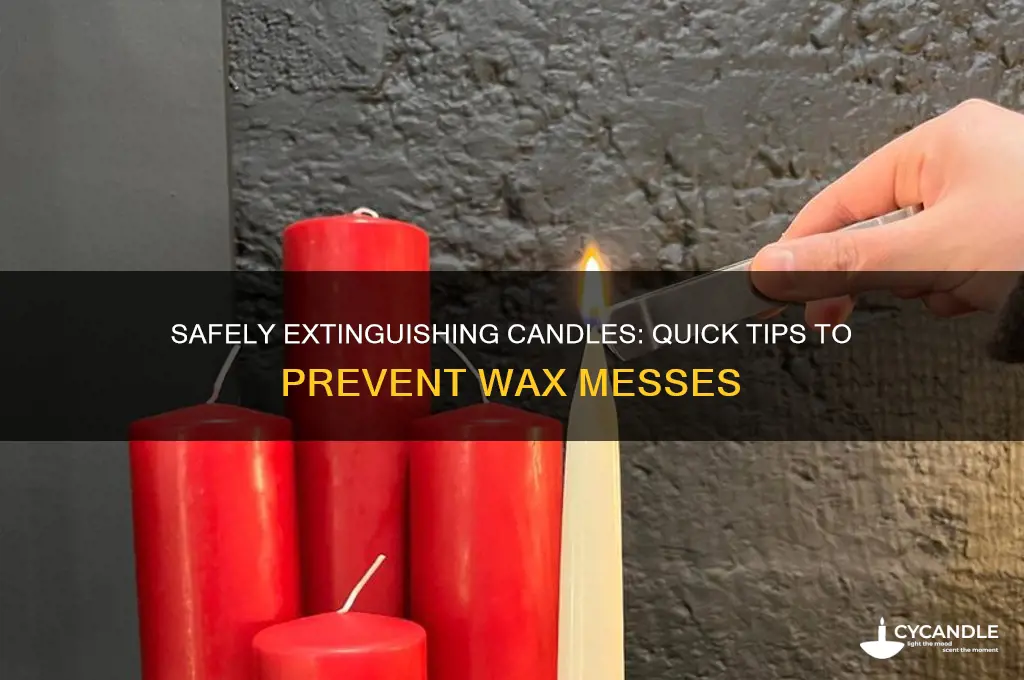 how to put off a candle